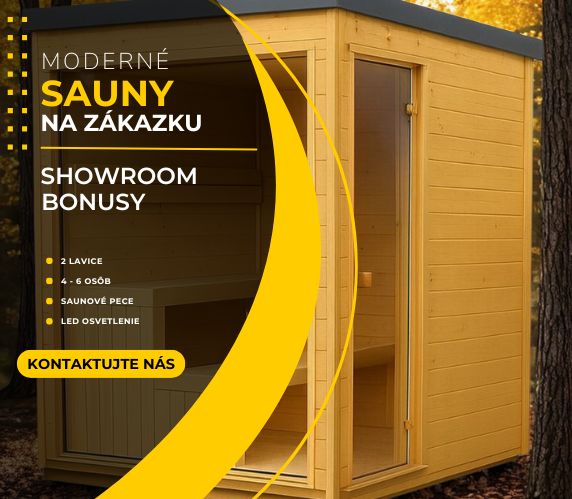 Vyrábame sauny na mieru - Interiérové a exteriérové sauny