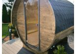 Exteriérová sudová sauna Hanscraft